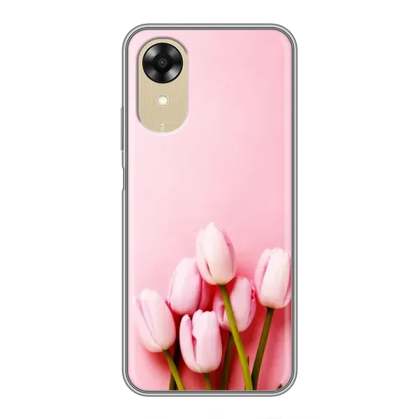 Чехол с рисунком «Розовые тюльпаны» для OPPO A17k Чехол с рисунком «Розовые тюльпаны» для OPPO A17k