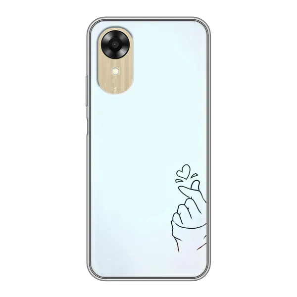 Чехол с рисунком «Сердце на голубом» для OPPO A17k Чехол с рисунком «Сердце на голубом» для OPPO A17k