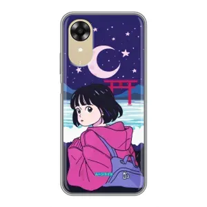 Чехол с персонажами АНИМЕ на Oppo A17k (Синобу Миякэ)