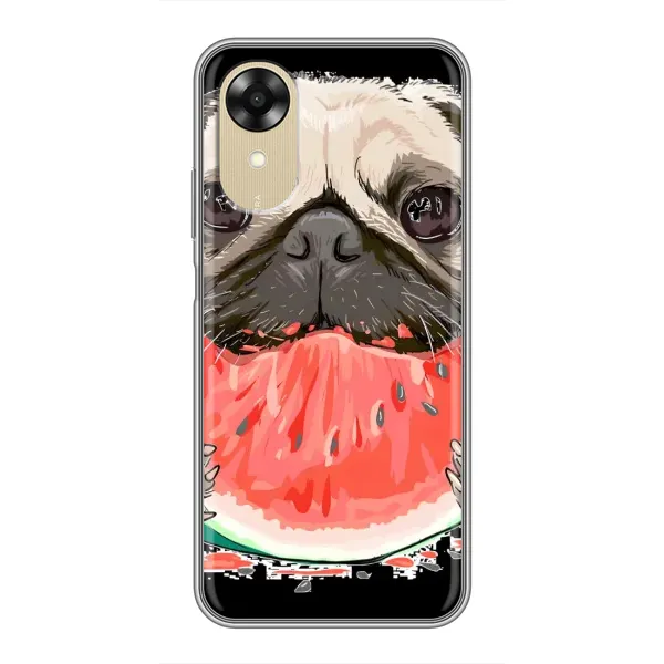 Чехол с рисунком «Смешной Мопс» для OPPO A17k Чехол с рисунком «Смешной Мопс» для OPPO A17k