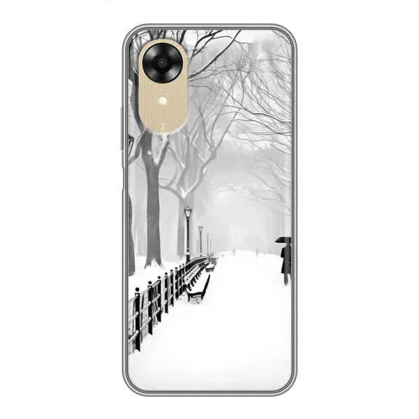 Чехол с рисунком «Снегом замело» для OPPO A17k