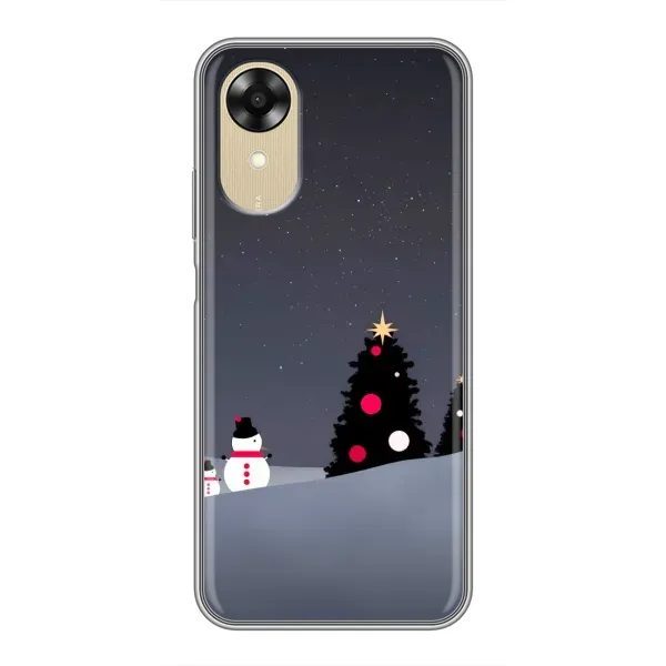 Чехол с рисунком «Снеговички» для OPPO A17k