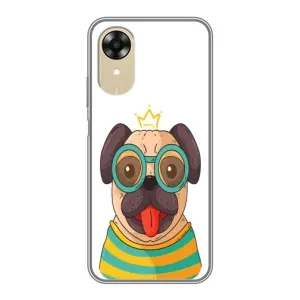 Бампер для Oppo A17k з картинкою "Песики" (Собака Король)