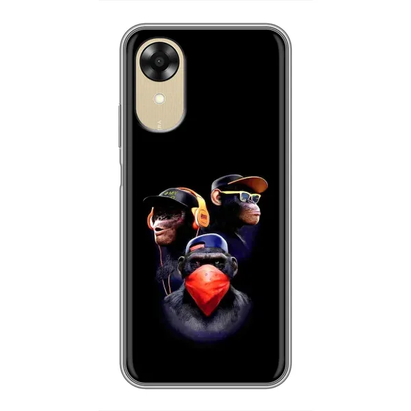 Чехол с рисунком «Три обезьяны» для OPPO A17k Чехол с рисунком «Три обезьяны» для OPPO A17k
