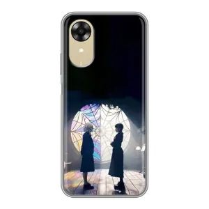 Чехлы с принтом Уэнсдей на Oppo A17k (Уэнсдей и Энди)