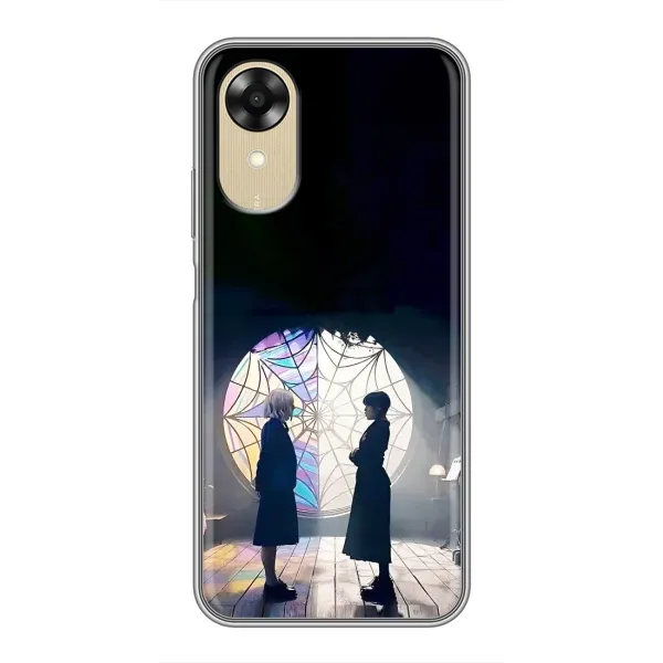 Чехол с рисунком «Уэнсдей и Энди» для OPPO A17k Чехол с рисунком «Уэнсдей и Энди» для OPPO A17k