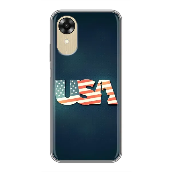Чехол с рисунком «USA» для OPPO A17k