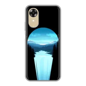 Літній Чохол на Oppo A17k (Синій Водоспад)