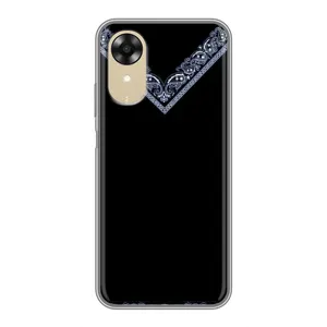 Силиконовый Чехол на Oppo A17k (Воротник вышиванки)
