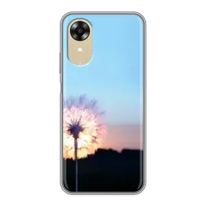 Силіконовий Чохол з кульбабками на Oppo A17k (Захід з кульбабкою)
