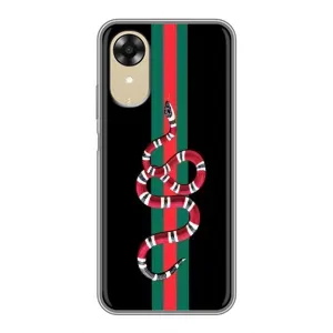 Чехлы Бренд GUCCI для Oppo A17k (Змей Гуччи)