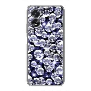 Чехол (Дорого -богато) на Oppo A18 (Бриллианты)