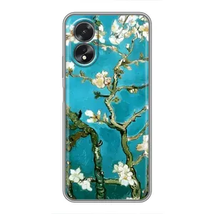 Чехол с принтом САКУРЫ на Oppo A18 (Цветение Сакуры)