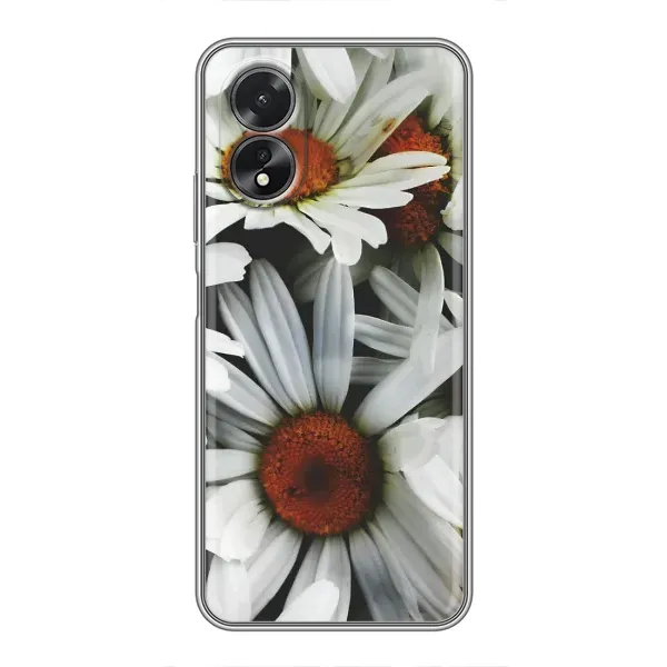 Чехол с рисунком «Цветы Ромашки» для OPPO A18 Чехол с рисунком «Цветы Ромашки» для OPPO A18