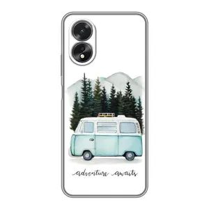 Силіконовий бампер з картинкою машини на Oppo A18 (Будиночок на колесах)
