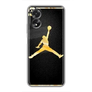 Силиконовый Чехол Nike Air Jordan на Оппо А18 (Джордан 23)