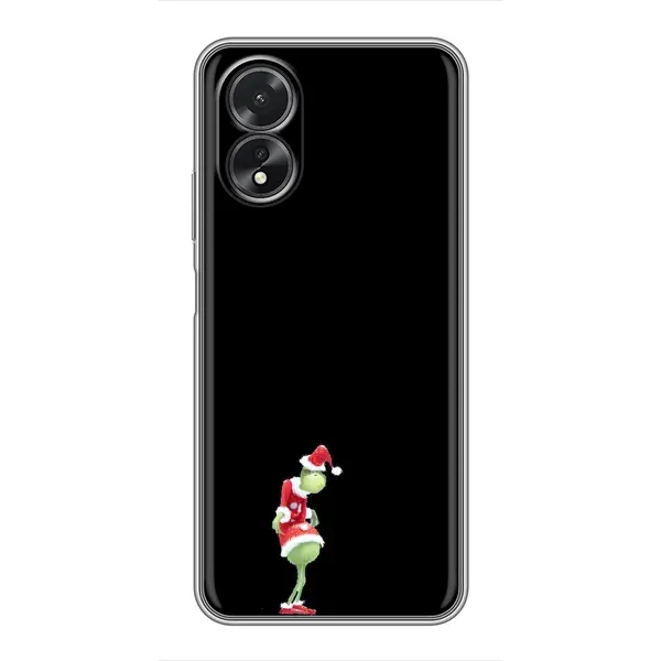 Чехол с рисунком «Гринч на чорном» для OPPO A18 Чехол с рисунком «Гринч на чорном» для OPPO A18
