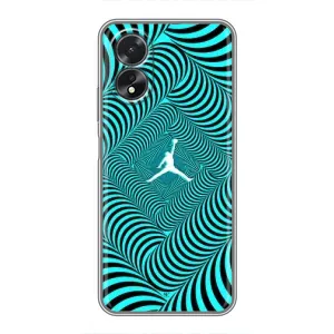 Силиконовый Чехол Nike Air Jordan на Оппо А18 (Jordan)