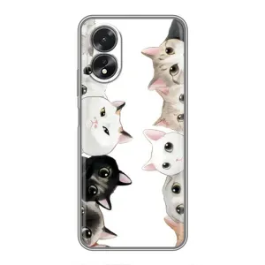 Силіконовий чохол з котиком для Oppo A18 (Коти)