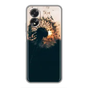 Силиконовый Чехол с одуванчиками на Oppo A18 (Красивый одуванчик)