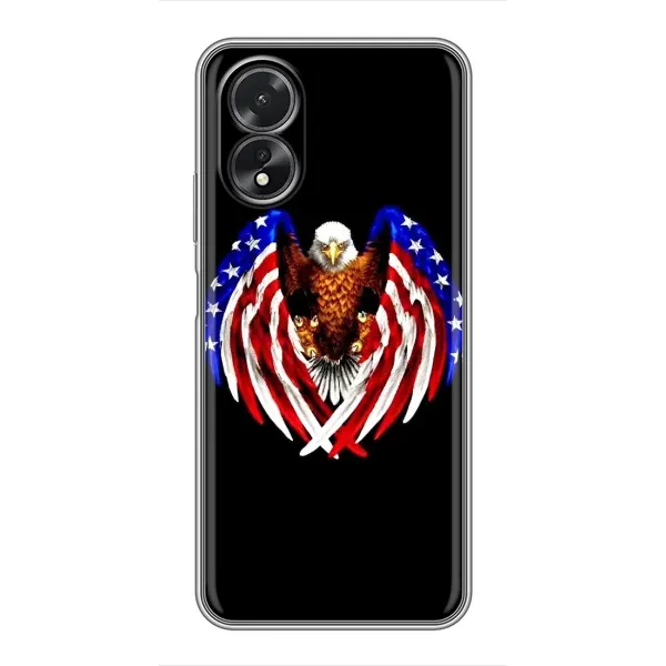 Чехол с рисунком «Крылья США» для OPPO A18