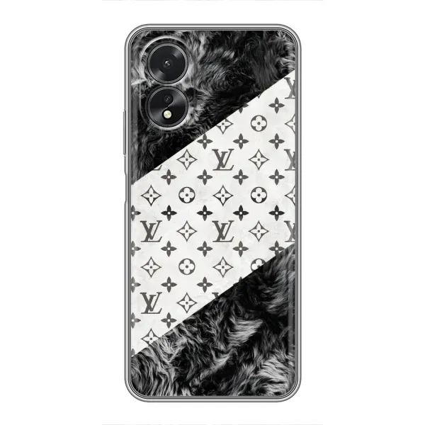 Чехол с рисунком «LV на белом» для OPPO A18