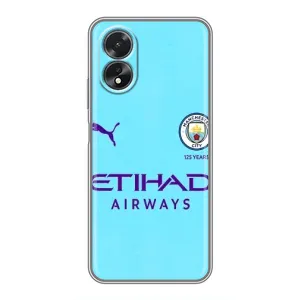 Силіконові Чохли з принтом Футбол на Oppo A18 (Man City)