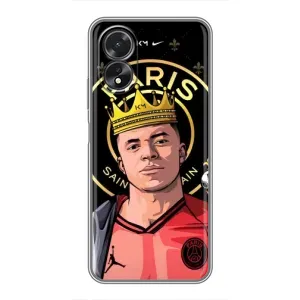 Чохол (TPU) з Футболістом на Oppo A18 (Mbappe King)