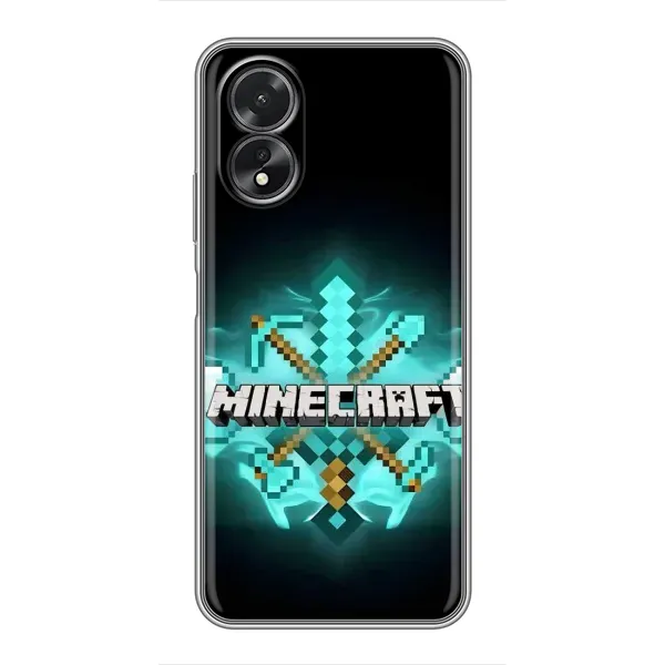 Чехол с рисунком «MineCraft 2» для OPPO A18 Чехол с рисунком «MineCraft 2» для OPPO A18