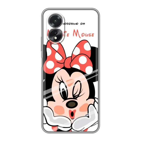 Чехол с рисунком «Minni Mouse» для OPPO A18 Чехол с рисунком «Minni Mouse» для OPPO A18