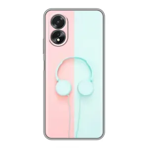 Дівчачий Чохол для Oppo A18 (Навушники)