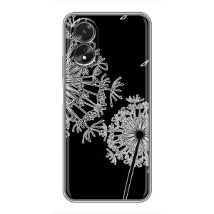 Аксессуар Силиконовый Чехол с одуванчиками на Oppo A18