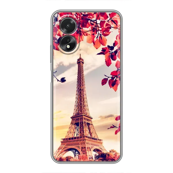 Чехол с рисунком «Paris photo» для OPPO A18 Чехол с рисунком «Paris photo» для OPPO A18