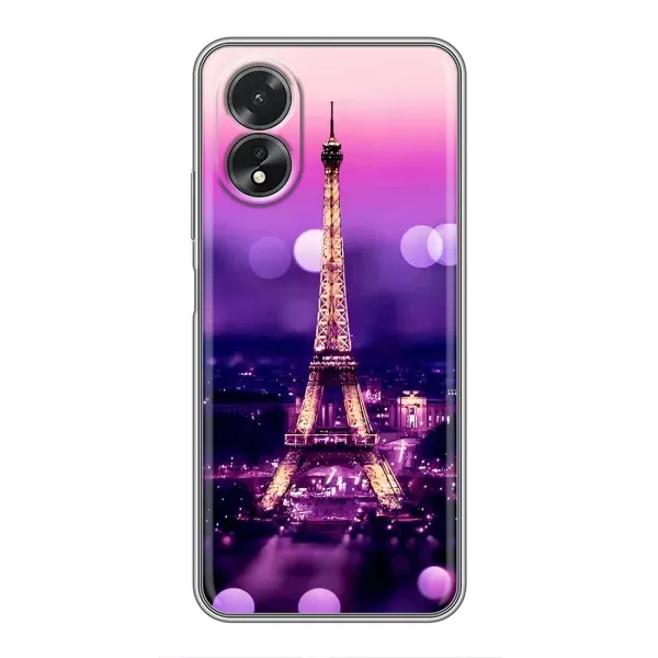 Чехол с рисунком «Париж башня» для OPPO A18 Чехол с рисунком «Париж башня» для OPPO A18