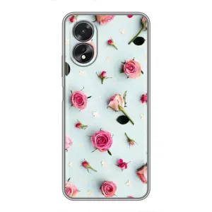 Чехлы с принтом Розочки для Oppo A18 (Разные цветы)