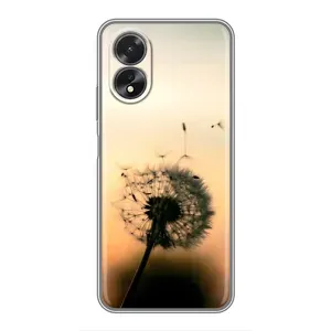 Силиконовый Чехол с одуванчиками на Oppo A18 (Роздумаханый одуванчик)
