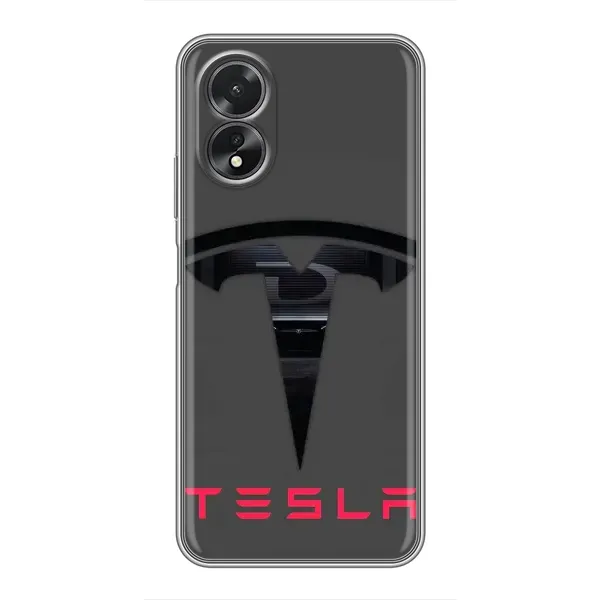 Чехол с рисунком «Logo TESLA» для OPPO A18 Чехол с рисунком «Logo TESLA» для OPPO A18