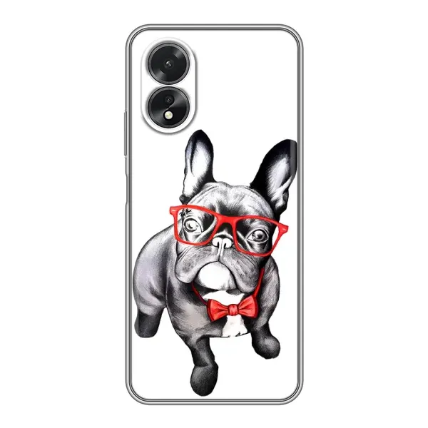 Чехол с рисунком «В очках» для OPPO A18 Чехол с рисунком «В очках» для OPPO A18