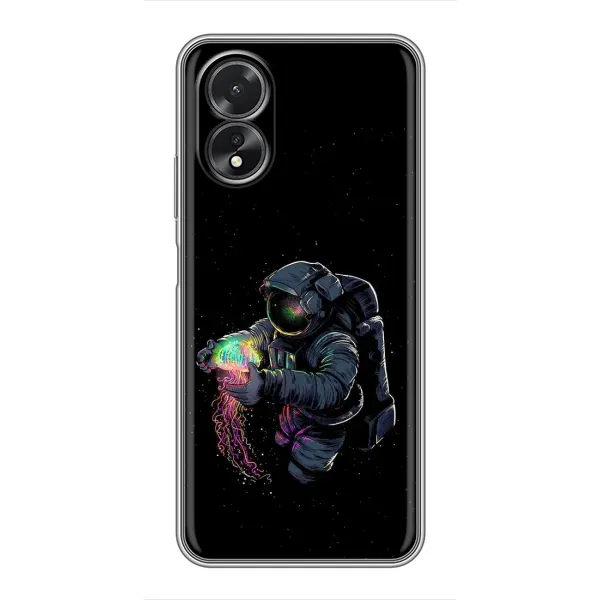 Чехол с рисунком «В руках земля» для OPPO A18 Чехол с рисунком «В руках земля» для OPPO A18