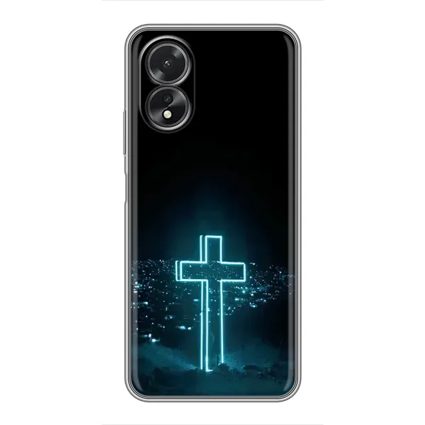 Чохол з малюнком «Яскравий Хрест» для OPPO A18 Чохол з малюнком «Яскравий Хрест» для OPPO A18