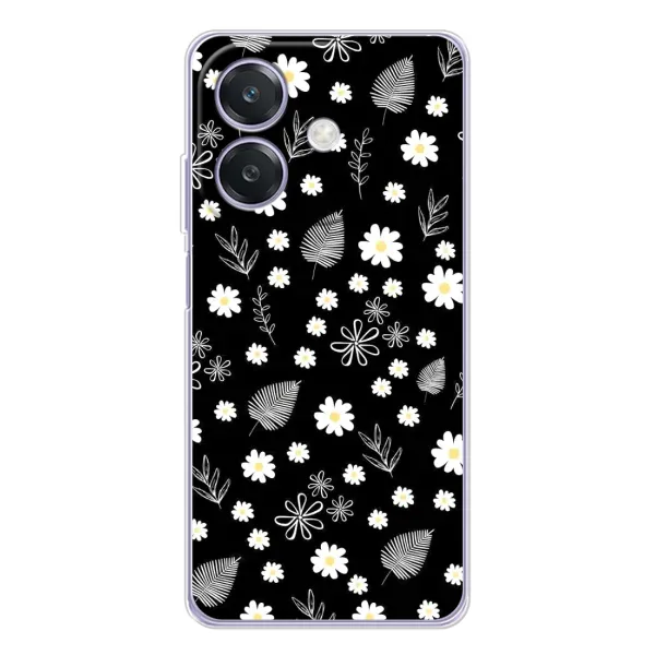 Чехол с рисунком «цветение на чорном» для OPPO A3