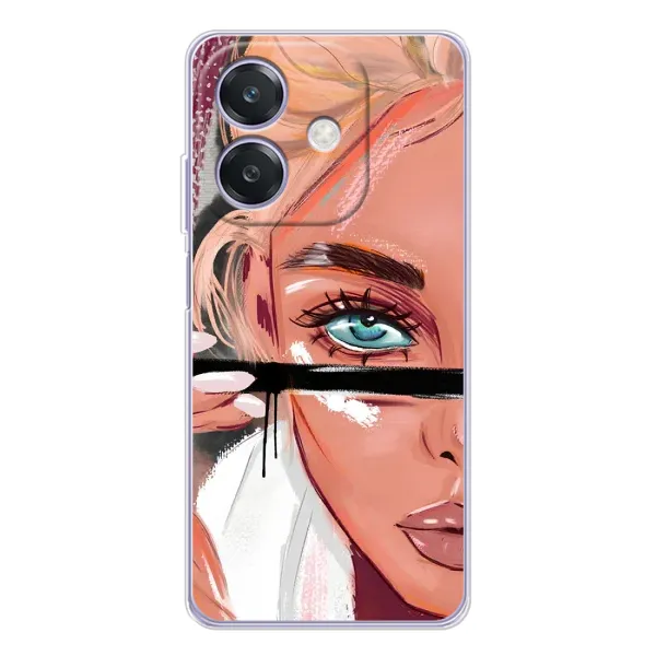 Чехол с рисунком «Девушка и ресницы» для OPPO A3 Чехол с рисунком «Девушка и ресницы» для OPPO A3
