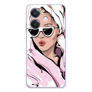 Чохол з картинкою Модні Дівчата OPPO A3 (Дівчина в халаті)