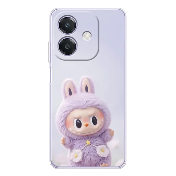 Чехол с рисунком «Фиолетовый Лабубу» для OPPO A3 Чехол с рисунком «Фиолетовый Лабубу» для OPPO A3