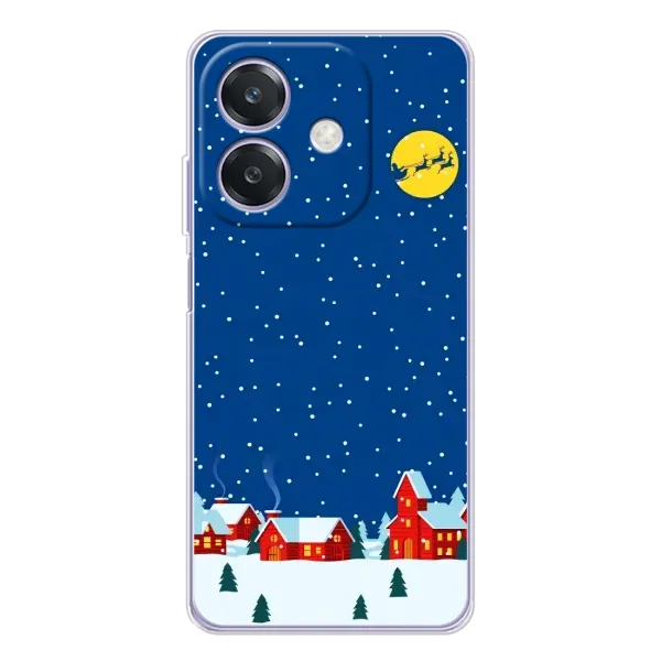 Чехол с рисунком «Город в снегу» для OPPO A3 Чехол с рисунком «Город в снегу» для OPPO A3