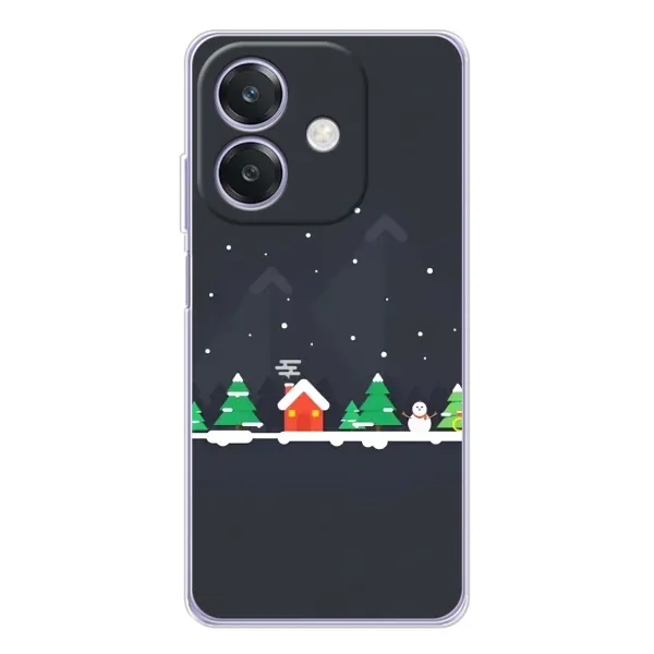 Чехол с рисунком «Город зимний» для OPPO A3 Чехол с рисунком «Город зимний» для OPPO A3