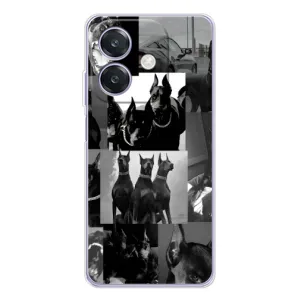 Чохол ДОБЕРМАН для OPPO A3 (Колаж Доберман)