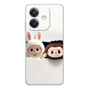 Чехол с принтом Лабубу для OPPO A3 (Фигурки Labubu)