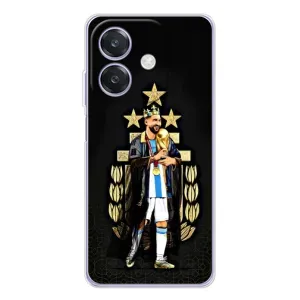 Чехлы Лео Месси Аргентина для OPPO A3 (Месси король)