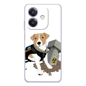 Чехол с принтом Собаки Патрон для OPPO A3 (Пёс Патрон с ракетой)